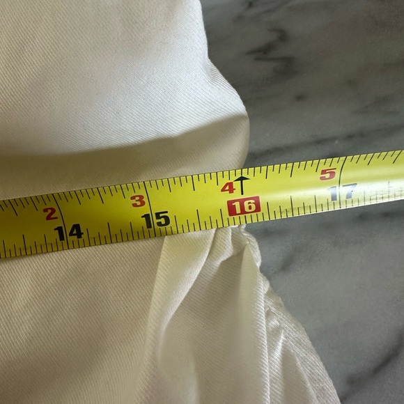 Pilcro Sleeveless White Button-Down Midi Dress - Picture 11 of 16